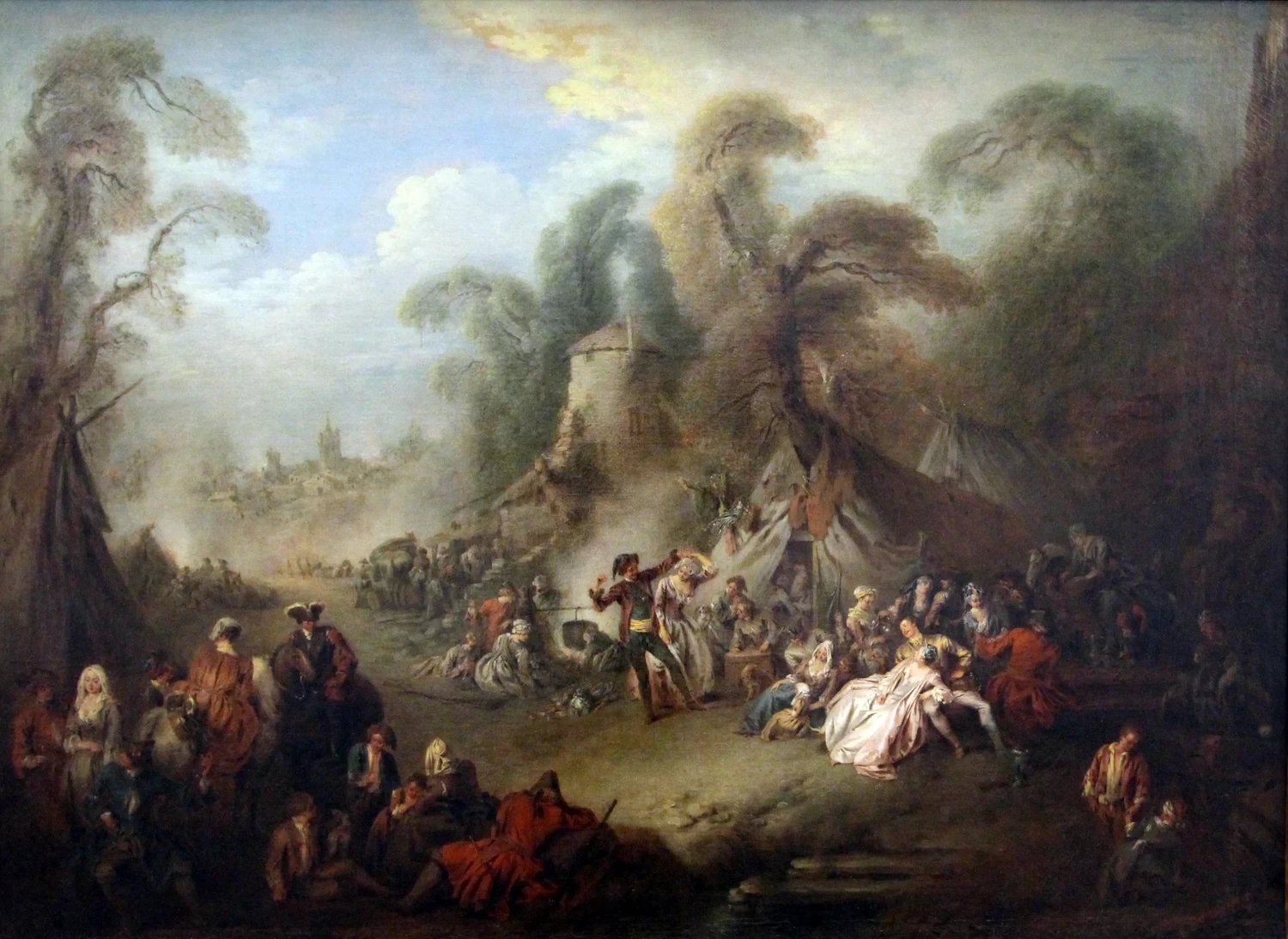 Una festa campestre, esultanza dei soldati, 1728 - Museo del Louvre, Parigi